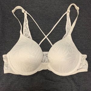 PINK by Victoria Secret - Cream Lace Bra